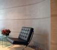 Dragged: Dragged Polished Plaster Finish - Curved wall